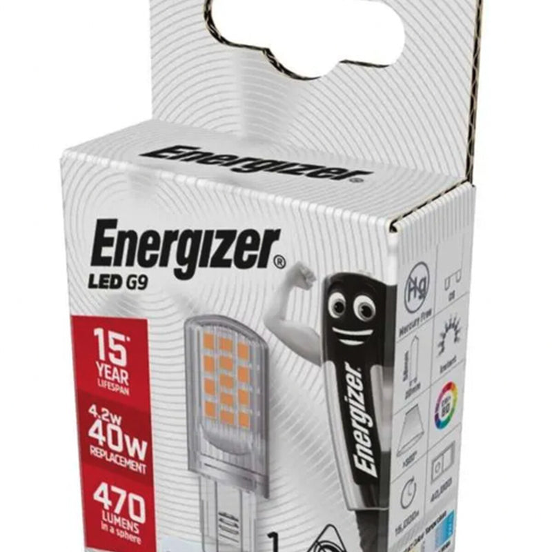 Energizer LED G9 470lm 4000k Cool White 4.2w