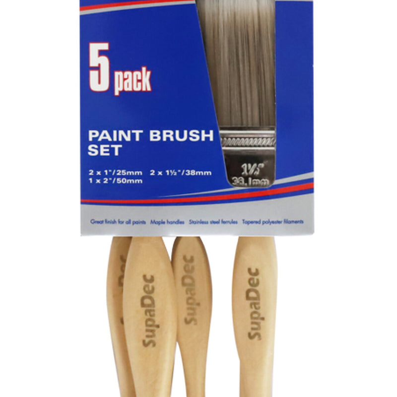 SupaDec Paint Brush Set Pack 5