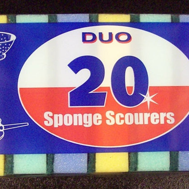 Duo Sponge Scourers Pack 20