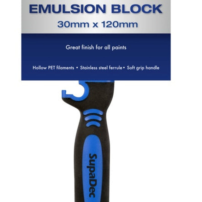SupaDec Emulsion Block Brush 30mm x 120mm