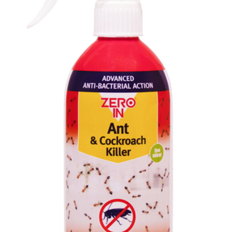 Zero In Anti-Bacterial Ant & Cockroach Killer 500ml