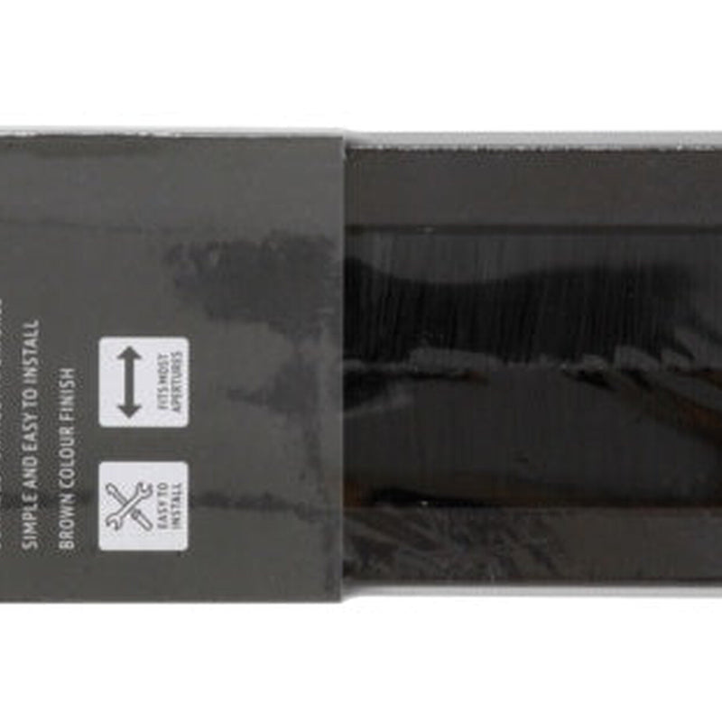 Woodside Letterbox Draught Excluder Brown