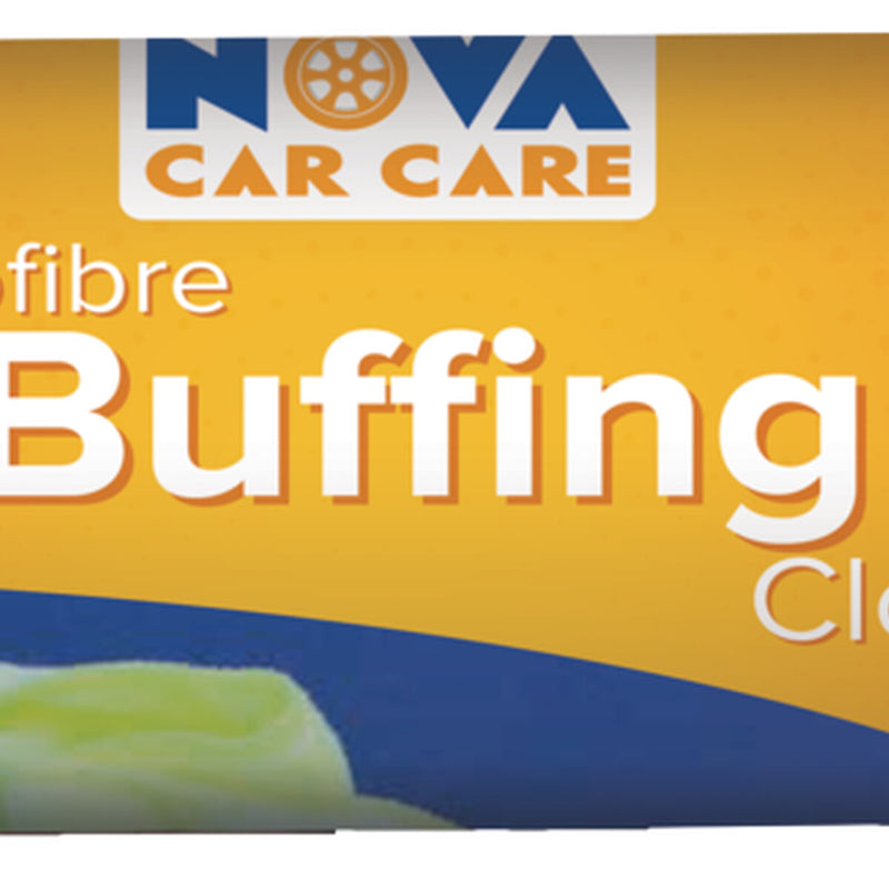 Nova Microfibre Buffing Cloth Twin Pack