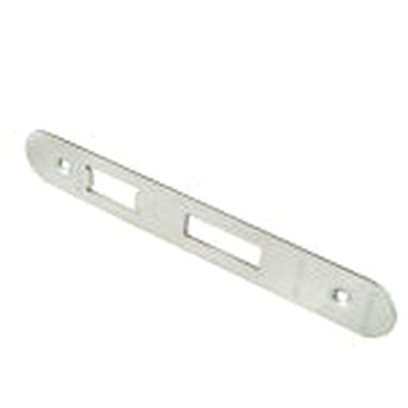 Forend Strike & Fixings - Bas/Ess/Lss - Radius - Bright Stainless Steel
