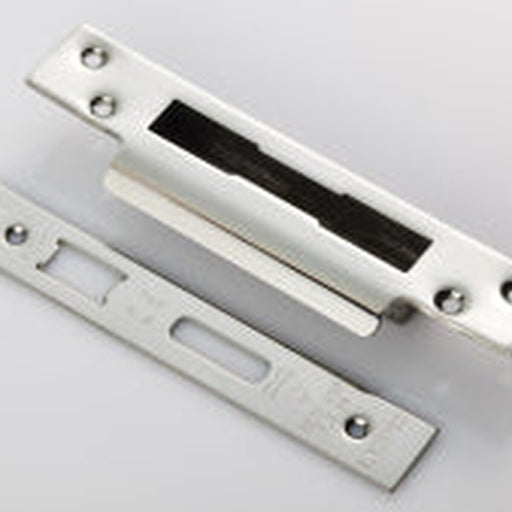 Forend Strike & Fixing Pack - Lsb - Square - Bright Stainless Steel