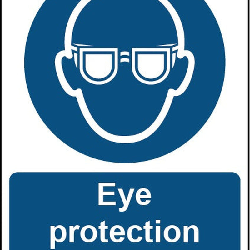 Smiths Architectural Eye Protection Must Be Worn Sign
