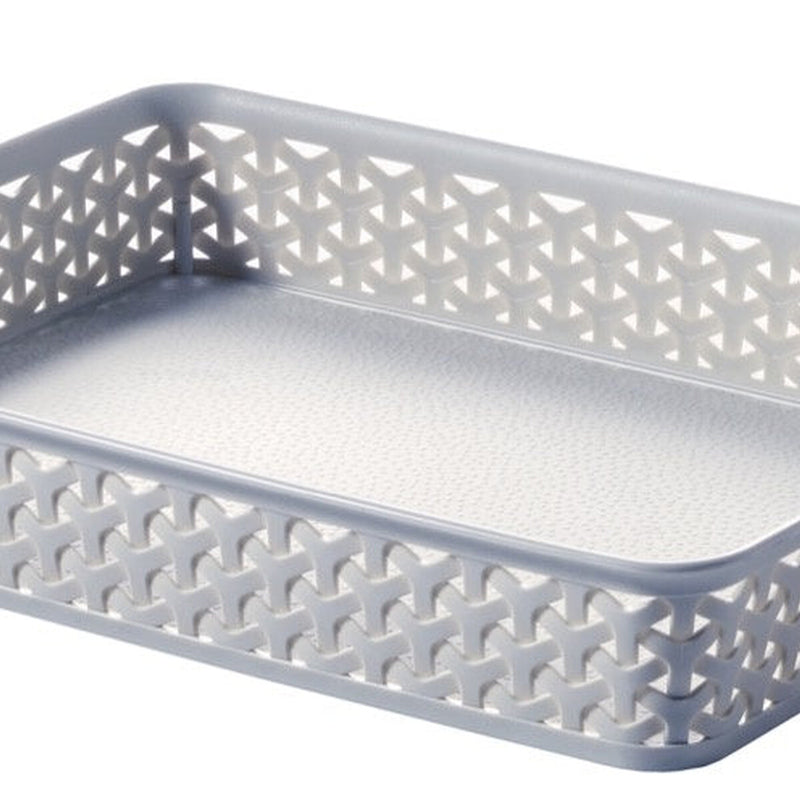 Curver Rattan A4 Tray Grey
