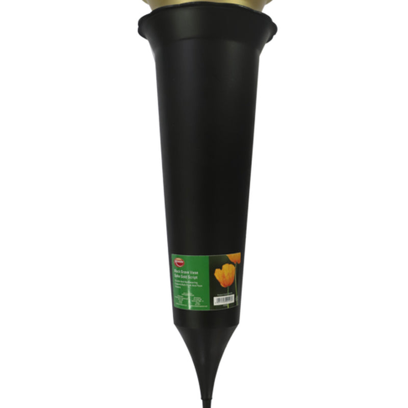 Ambassador Black Grave Spike Gold Script