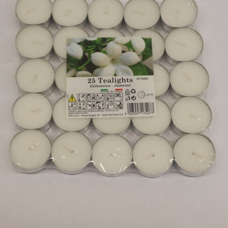 Price's Candles Tealights Pack 25 Jasmine