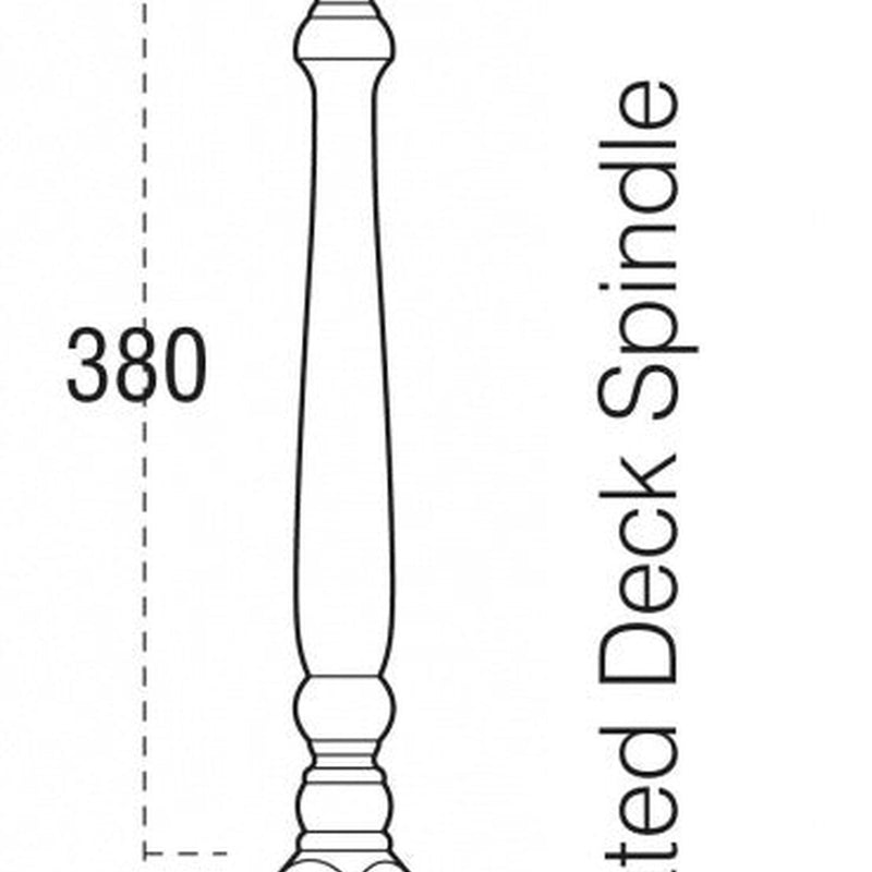 Cheshire Mouldings Decking Turned Spindle 41mm