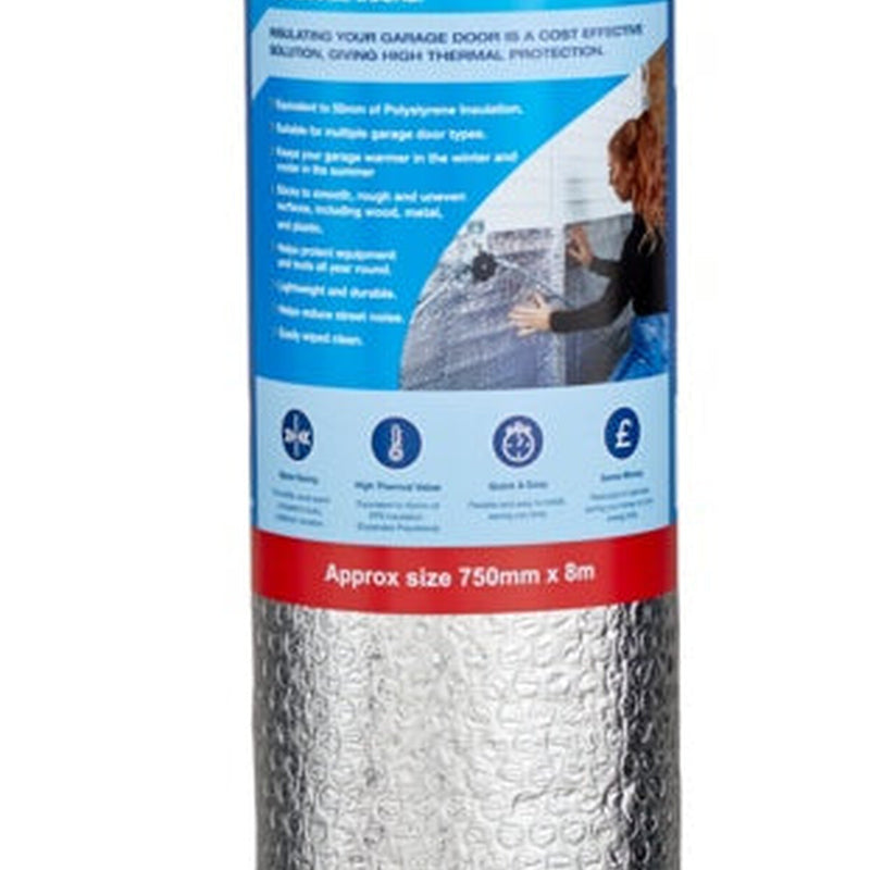 Thermawrap Self Adhesive Garage Door Insulation 750mm x 8m