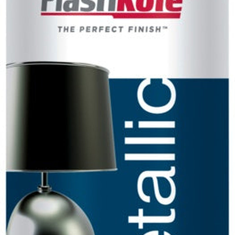 PlastiKote Metallic Paint Aerosol 400ml Silver
