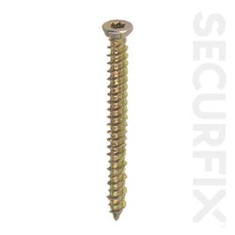 Securfix Concrete Frame Screw 7.5 x 150mm 10 Pack