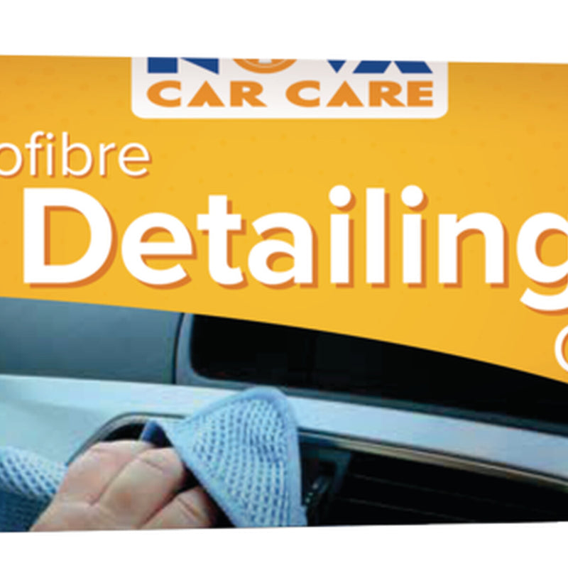 Nova Microfibre Detailing Cloth Twin Pack