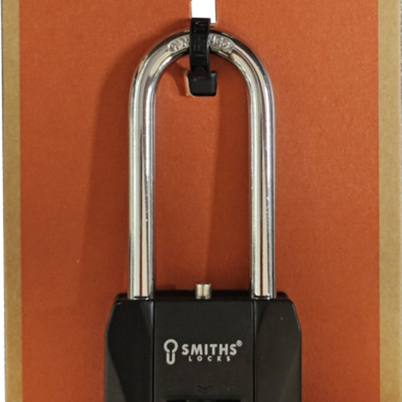 Smiths Locks HD Combination Long Shackle Padlock 50mm