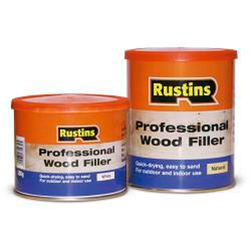 Rustins Professional Wood Filler 250g White