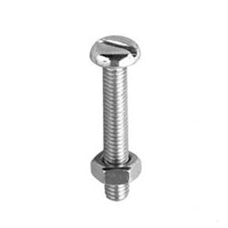 Securpak Machine Screw & Nut ZP Pack 8 M60 x 30