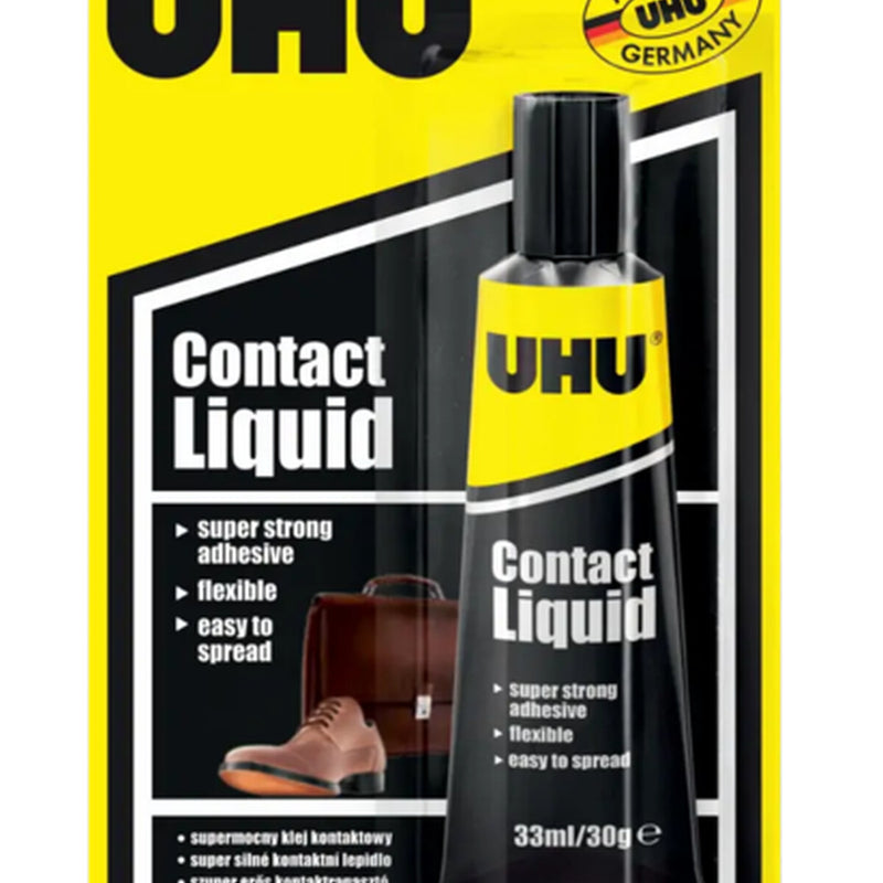 UHU Contact Glue Liquid 33ml Blister Pack