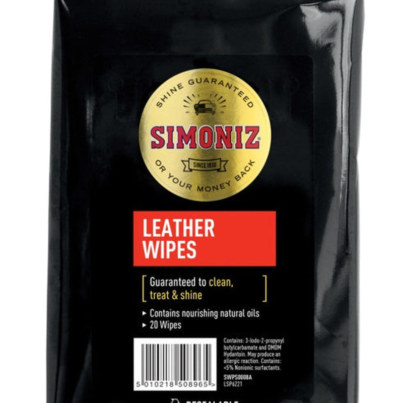 Simoniz Leather Wipes Pack 20
