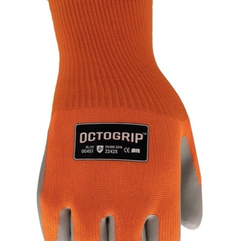 Octogrip 10g Winter Fleece Lined Glove with Latex Palm Med