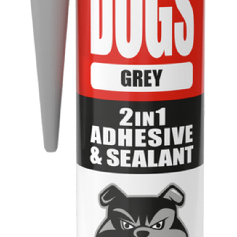 Evo-Stik The Dog's 2 In 1 Adhesive & Sealant 290ml Grey