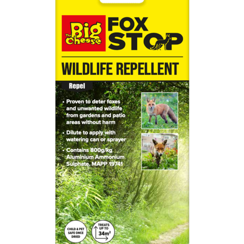 The Big Cheese Fox & Wildlife Repellent 2x50g Sachets