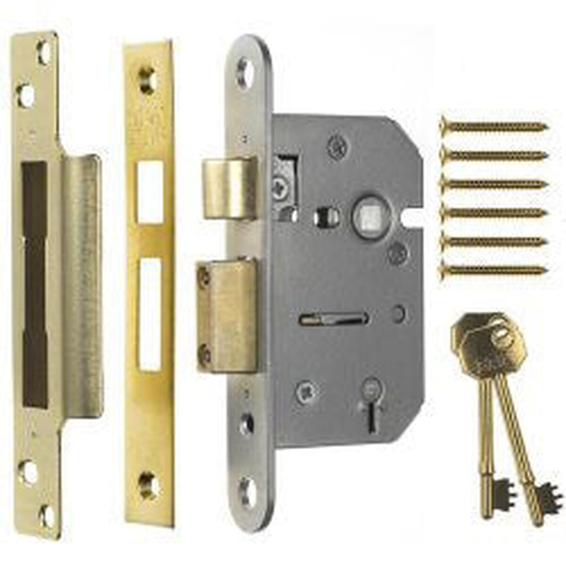 Era Viscount Mortice Sashlock Satin 63mm
