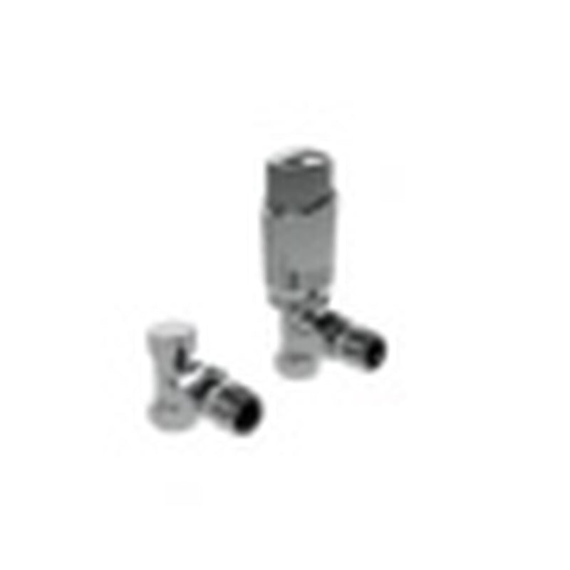 Kartell Design Chrome Angled Twin Pack TRV 15mm