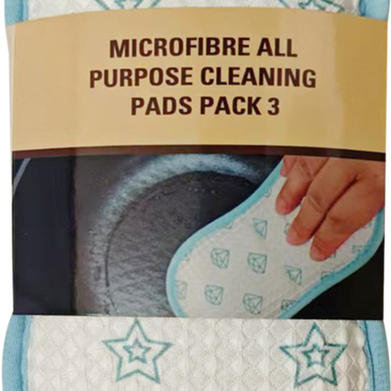 Groundsman Microfibre All Purpose Cleaning Pads Pack 3