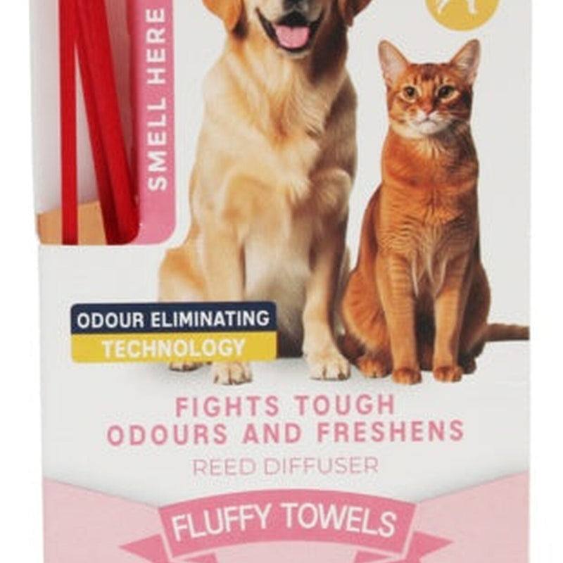 Cristalinas Pet Reed Diffuser 25ml Fluffy Towel