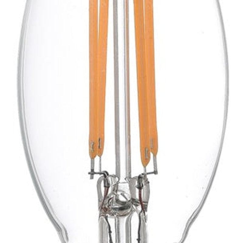 Sylvania LED Retro Candle Lamp Clear 470 Lumen E14 SES Warm White