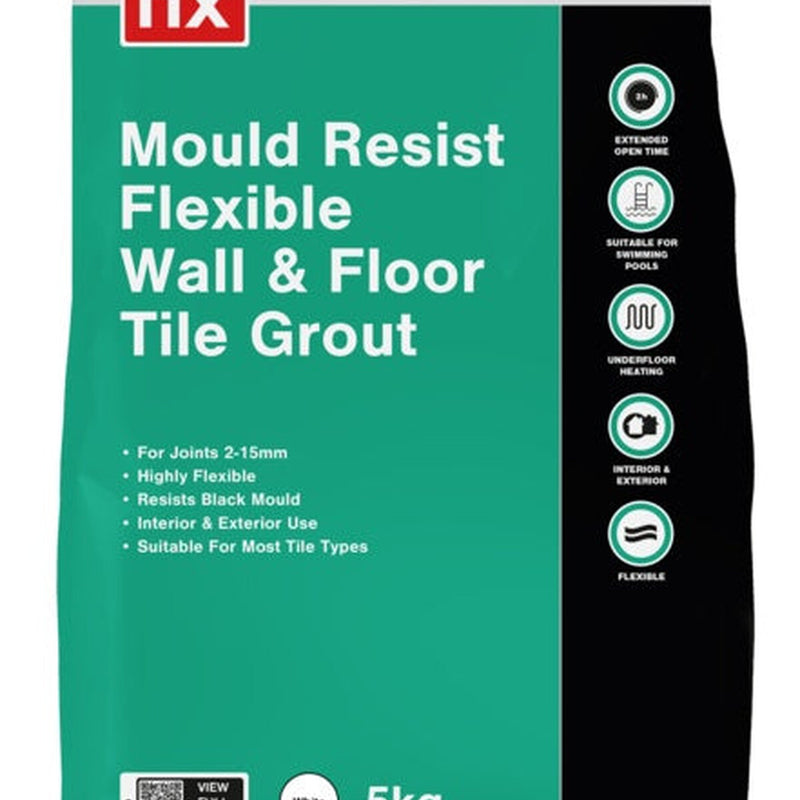 NX Mould Resist Wall & Floor Grout 5kg White