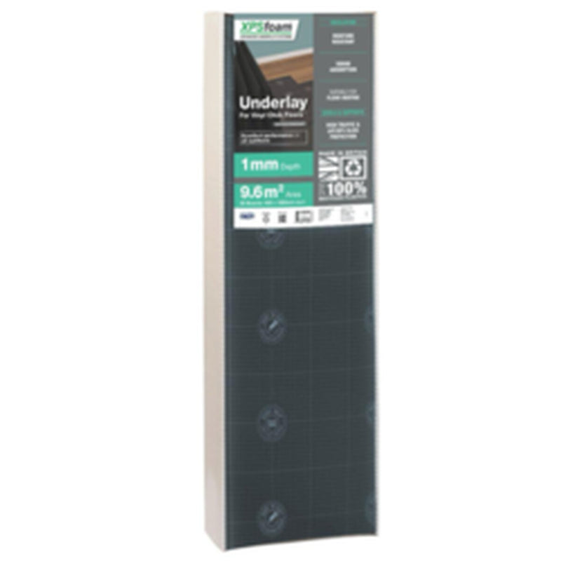 Tile Rite XPS Foam 1mm LVT Underlay 9.62m2