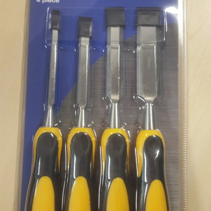 SupaTool Chisel Set With Bi Material Handles 4 Piece