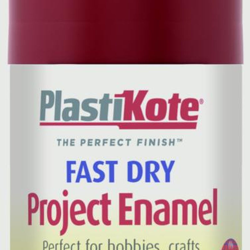 PlastiKote Fast Dry Enamel Aerosol Paint Metallic Red - 100ml