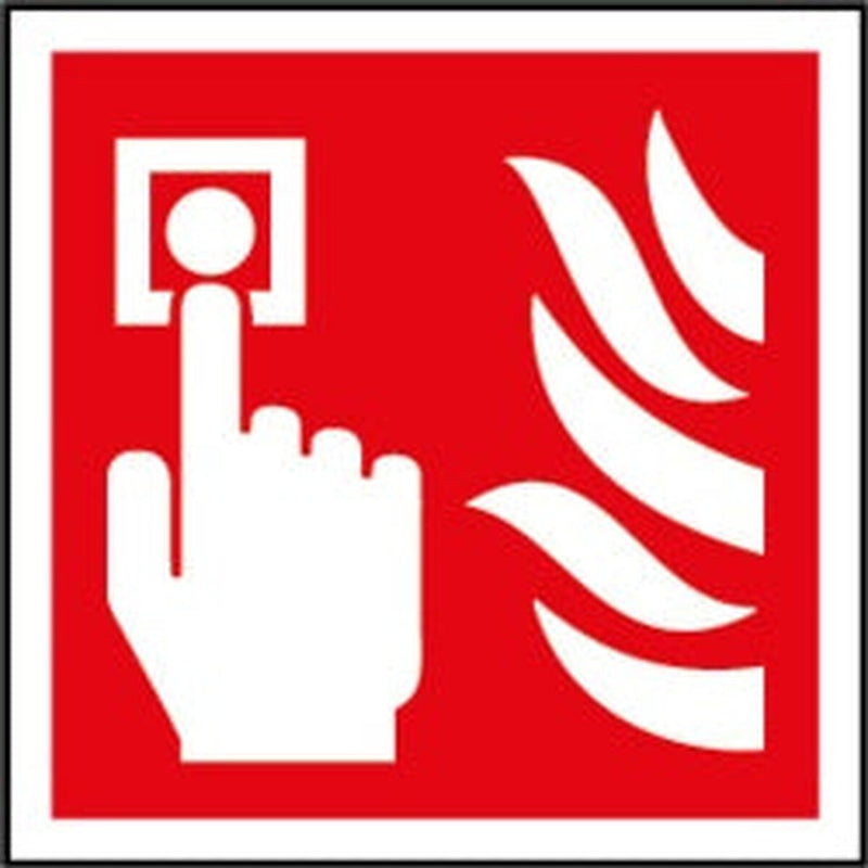 Smiths Architectural Fire Alarm Symbol Sign 100x100mm