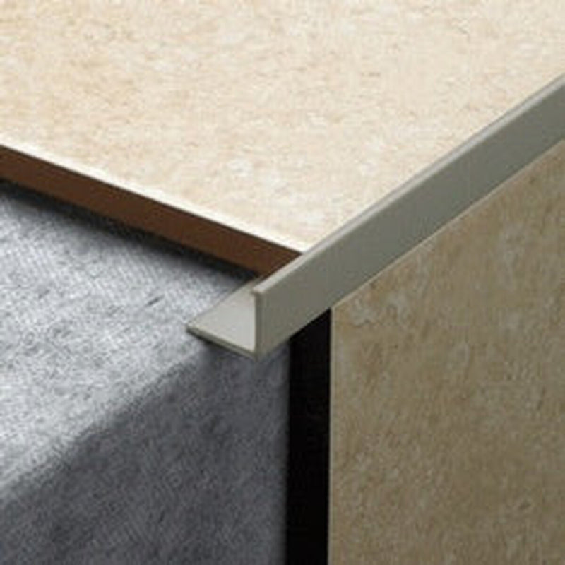 Tile Rite L Shape Grey Tile Trim 2.44m x 12mm