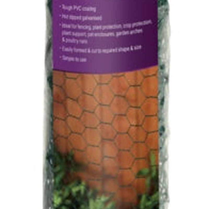 Ambassador PVC Coated Wire Netting 50mm x 10m x 0.5m