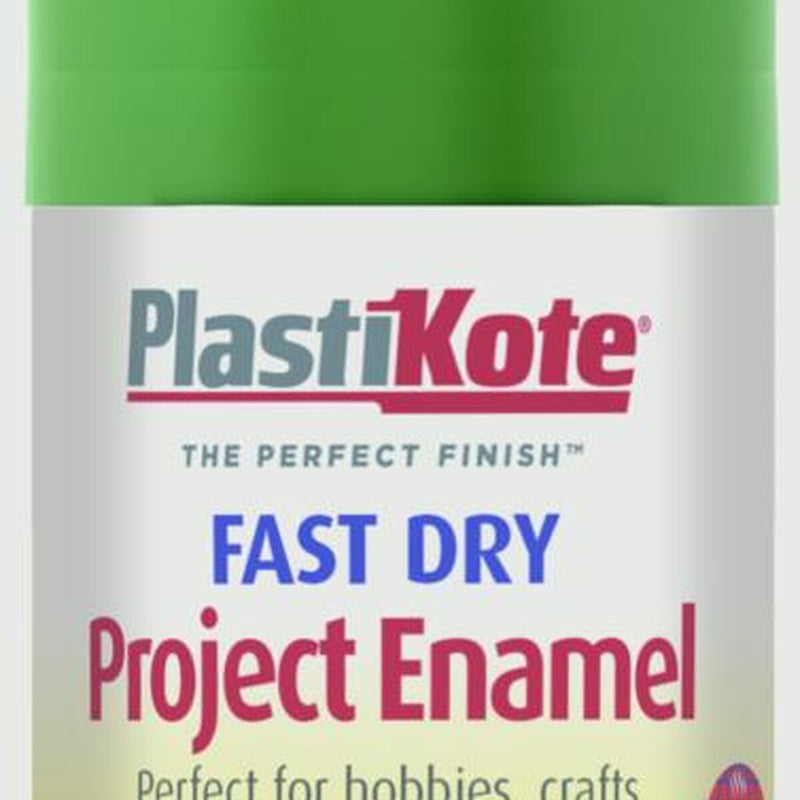 PlastiKote Fast Dry Enamel Aerosol Paint Garden Green - 100ml
