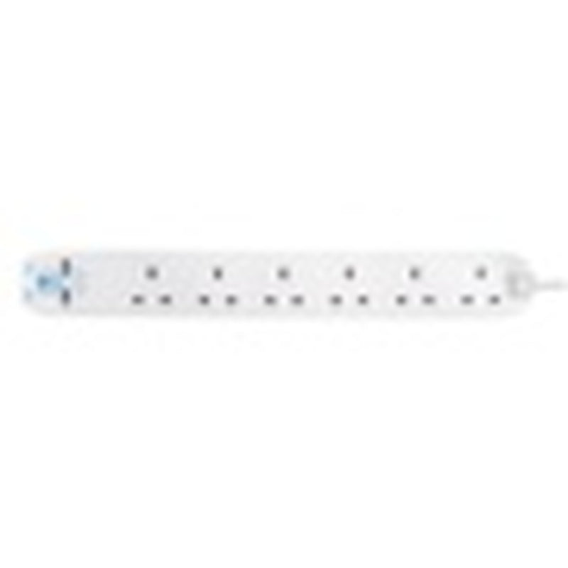 Masterplug 6 Gang Surge Extension Lead With 2 USBs 2m