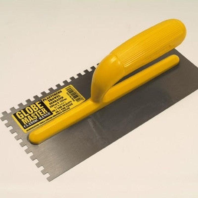 Globemaster Serrated Surface Trowel 280mmx120mm (11"x4.3/4")