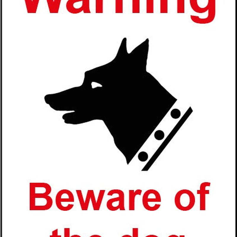 Smiths Architectural Beware Of Dog Sign 148mmx210mm