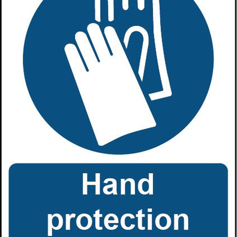 Smiths Architectural Hand Protection Must Be Worn Sign