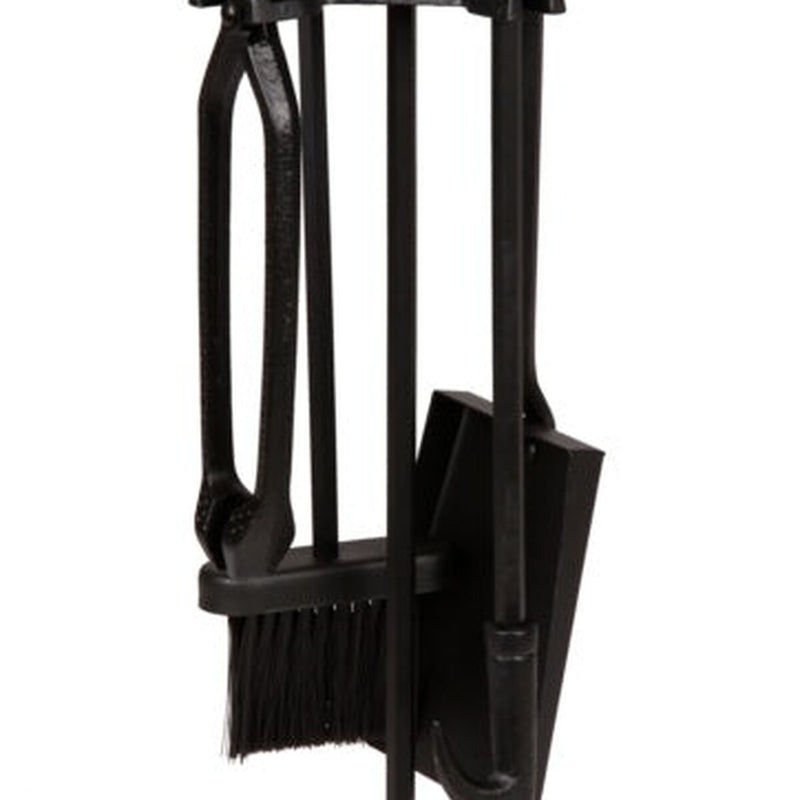 Hearth & Home Black Companion Temple Set 5 Piece 24"