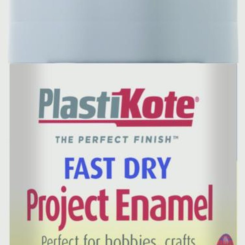 PlastiKote Fast Dry Enamel Aerosol Paint Aluminium - 100ml