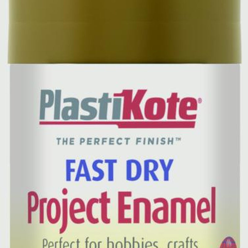 PlastiKote Fast Dry Enamel Aerosol Paint Nut Brown - 100ml