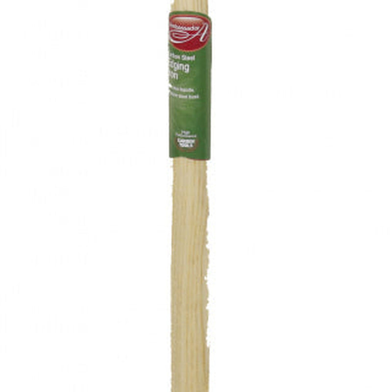 Ambassador Carbon Steel Edging Iron Length: 92cm. Wooden Handle Length: 61cm
