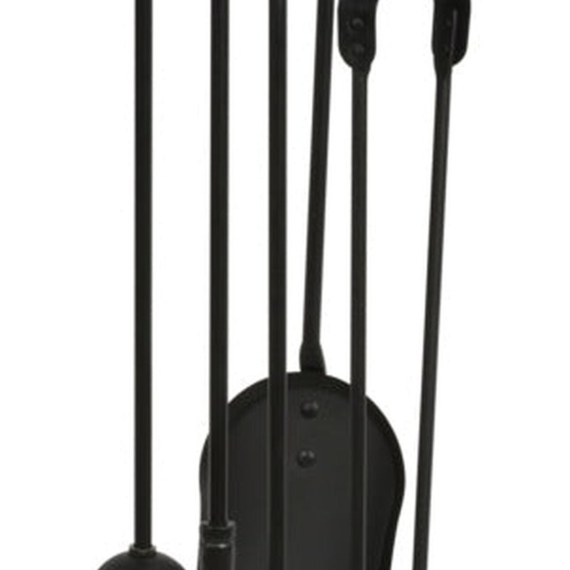Hearth & Home All Black Companion Set 5 Piece 25"