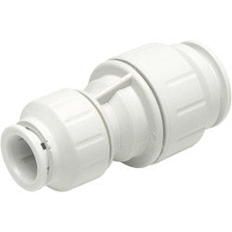 JG Speedfit Reducing Straight Coupler - White 15mm x 10mm Pack 10