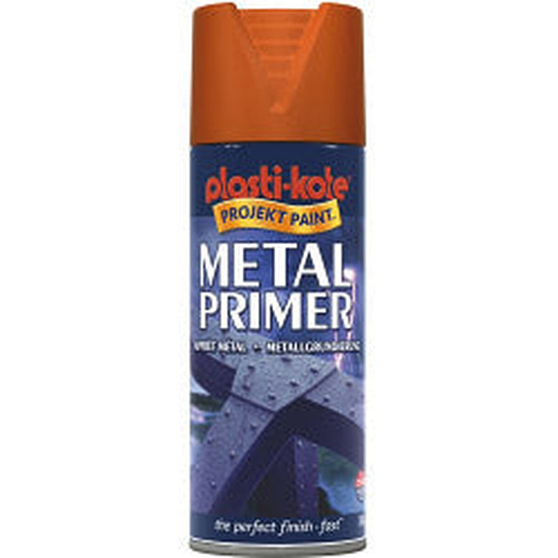 PlastiKote Metal Primer 400ml Aerosol Red Oxide